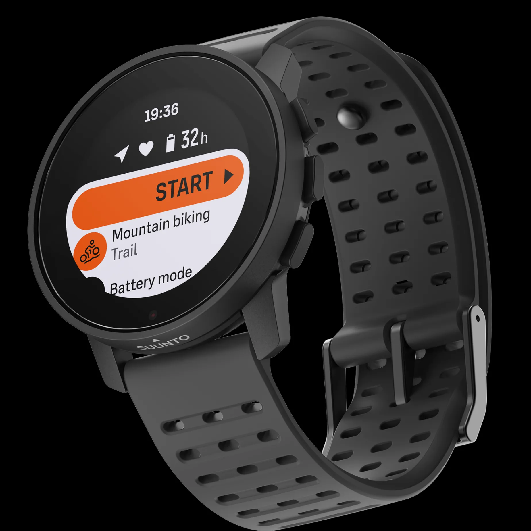 9 Peak Pro All Black, Multisportklocka Unisex