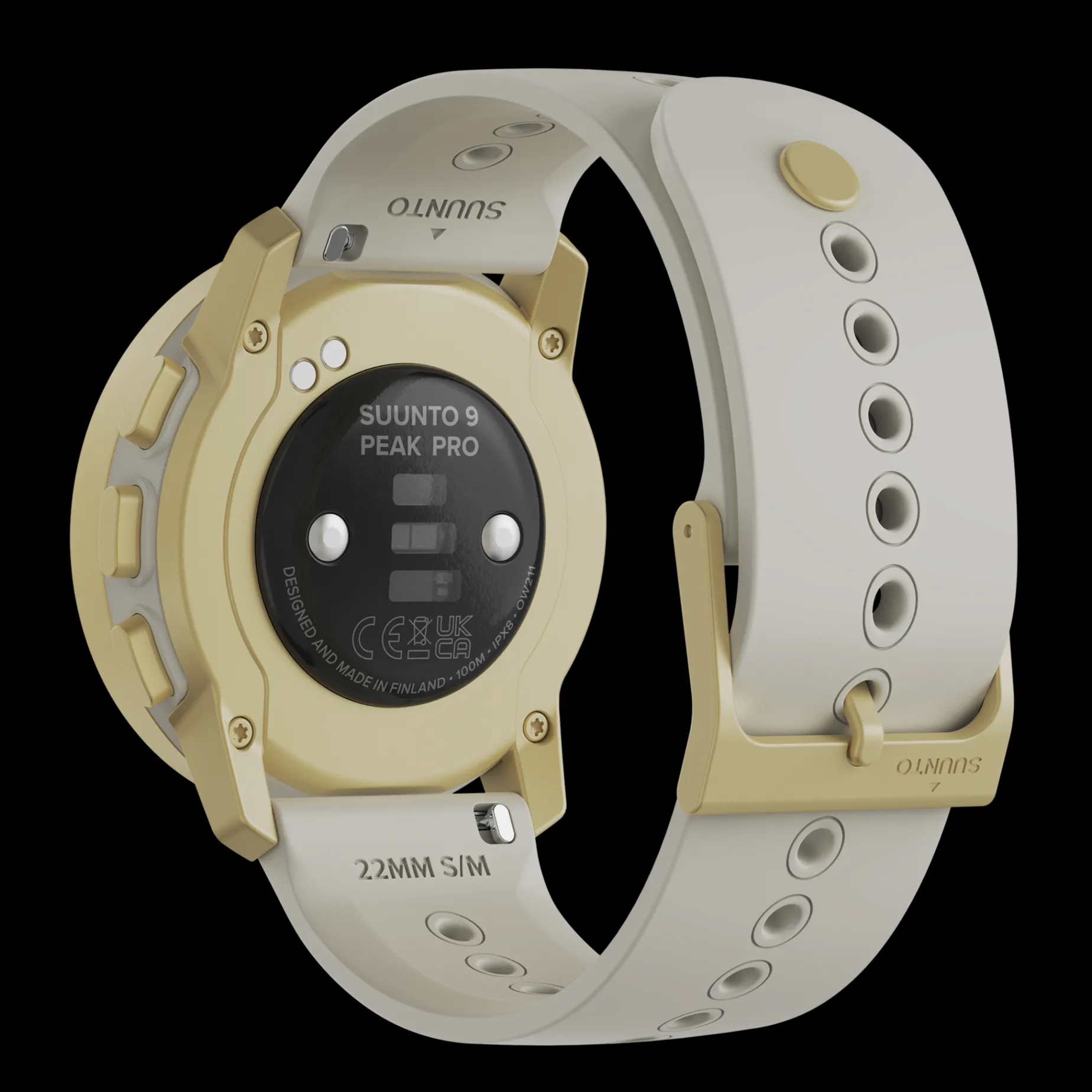 9 Peak Pro Pearl Gold, Multisportklocka Unisex