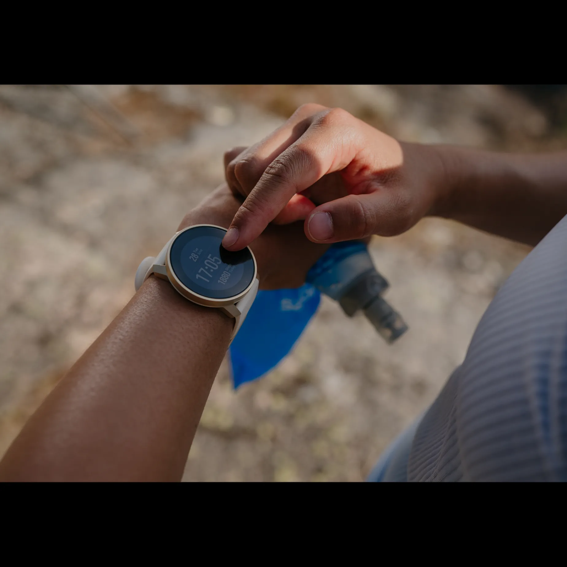 9 Peak Pro Pearl Gold, Multisportklocka Unisex