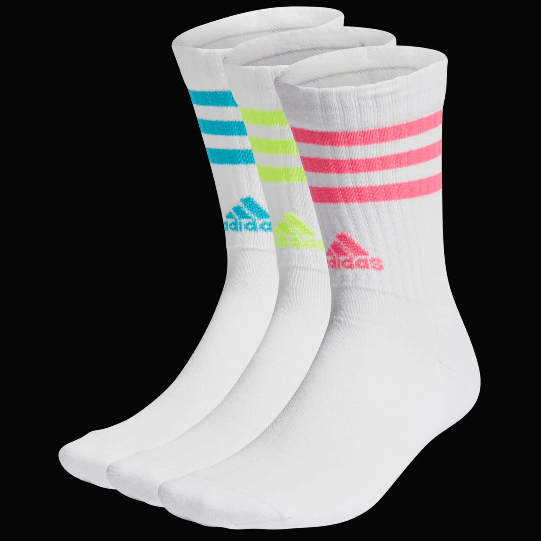 3 Stripes Sportswear Crew 3 Pk, Strumpor Unisex