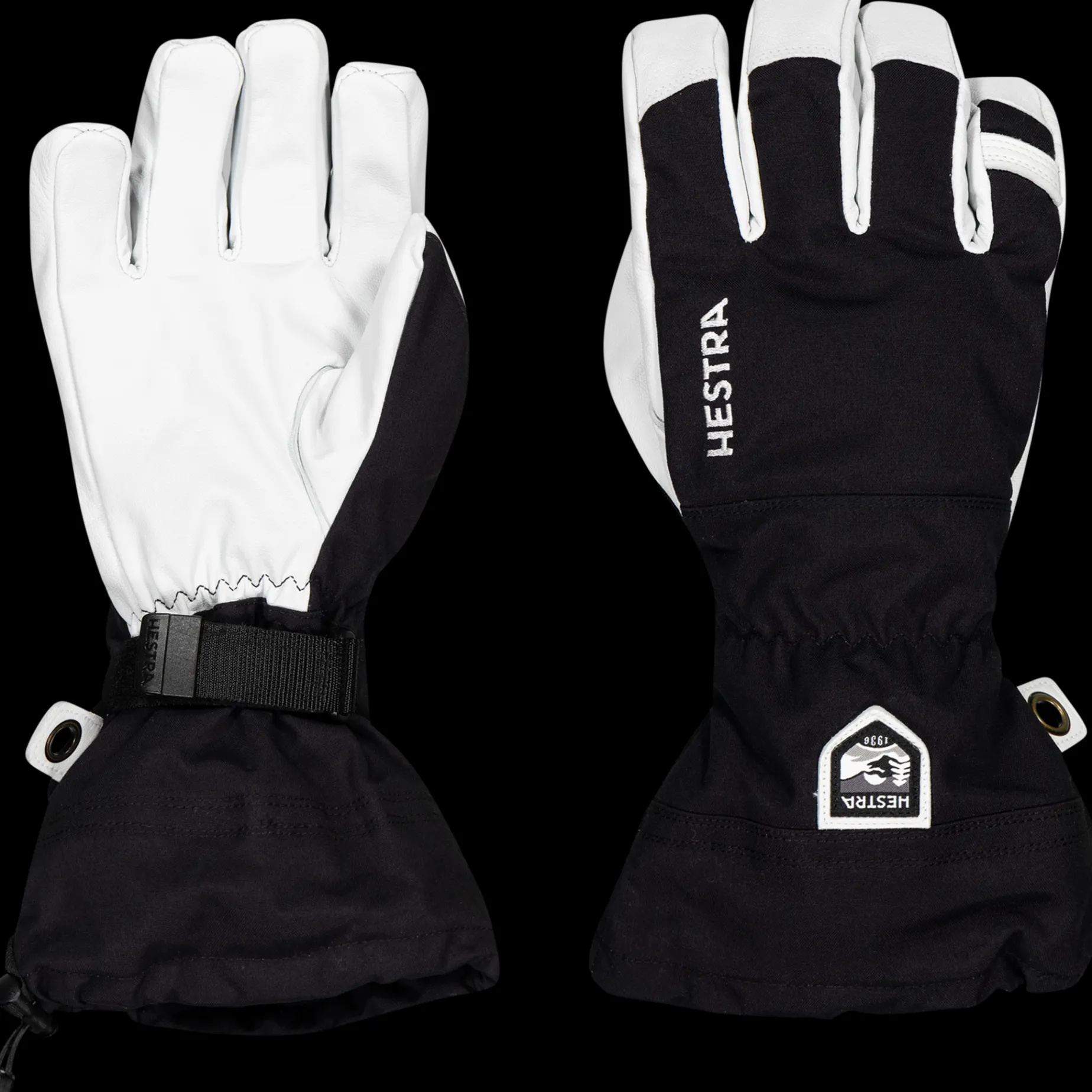 Alpine Glove Army Leather Heli Ski - 5 Finger 22/23, Skidhandske