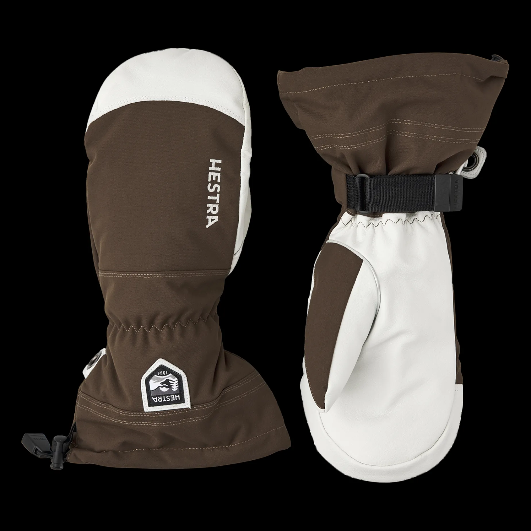 Alpine Mitten Army Leather Heli Ski 22/23