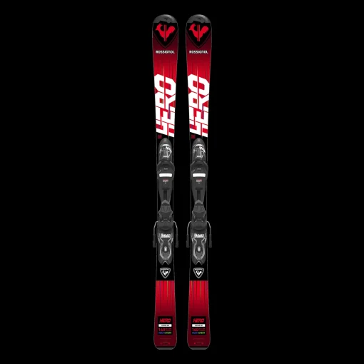 Alpine Skis Jr Hero 130-150 + Xpress 7 Gw B83 22/23, Carvingskida Junior