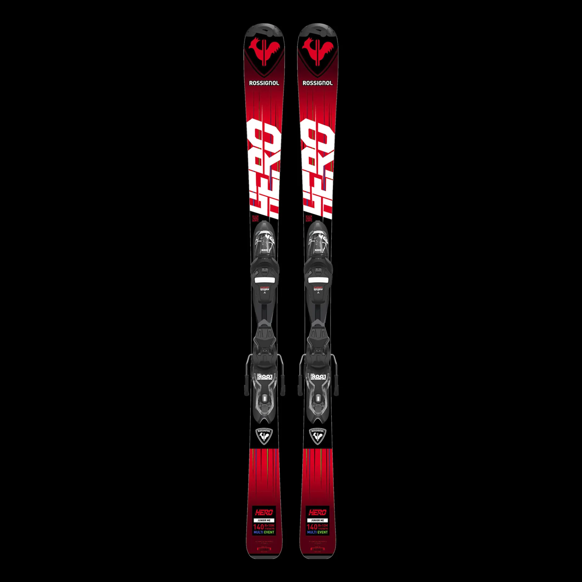 Alpine Skis Jr Hero 130-150 + Xpress 7 Gw B83 22/23, Carvingskida Junior