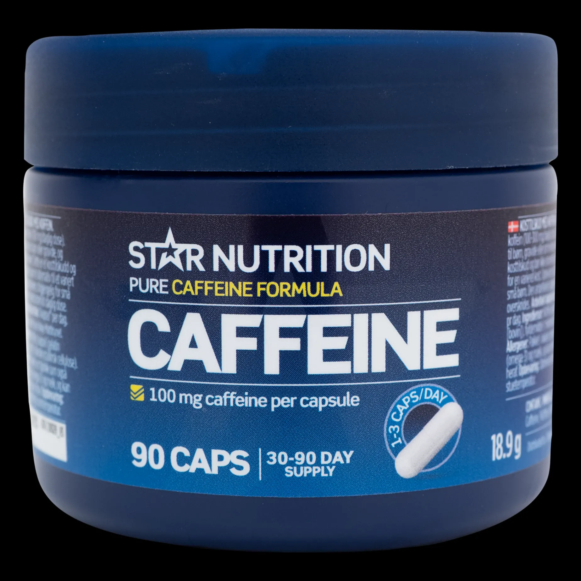 Caffeine 100 Mg, 90 Caps, Kosttillskott