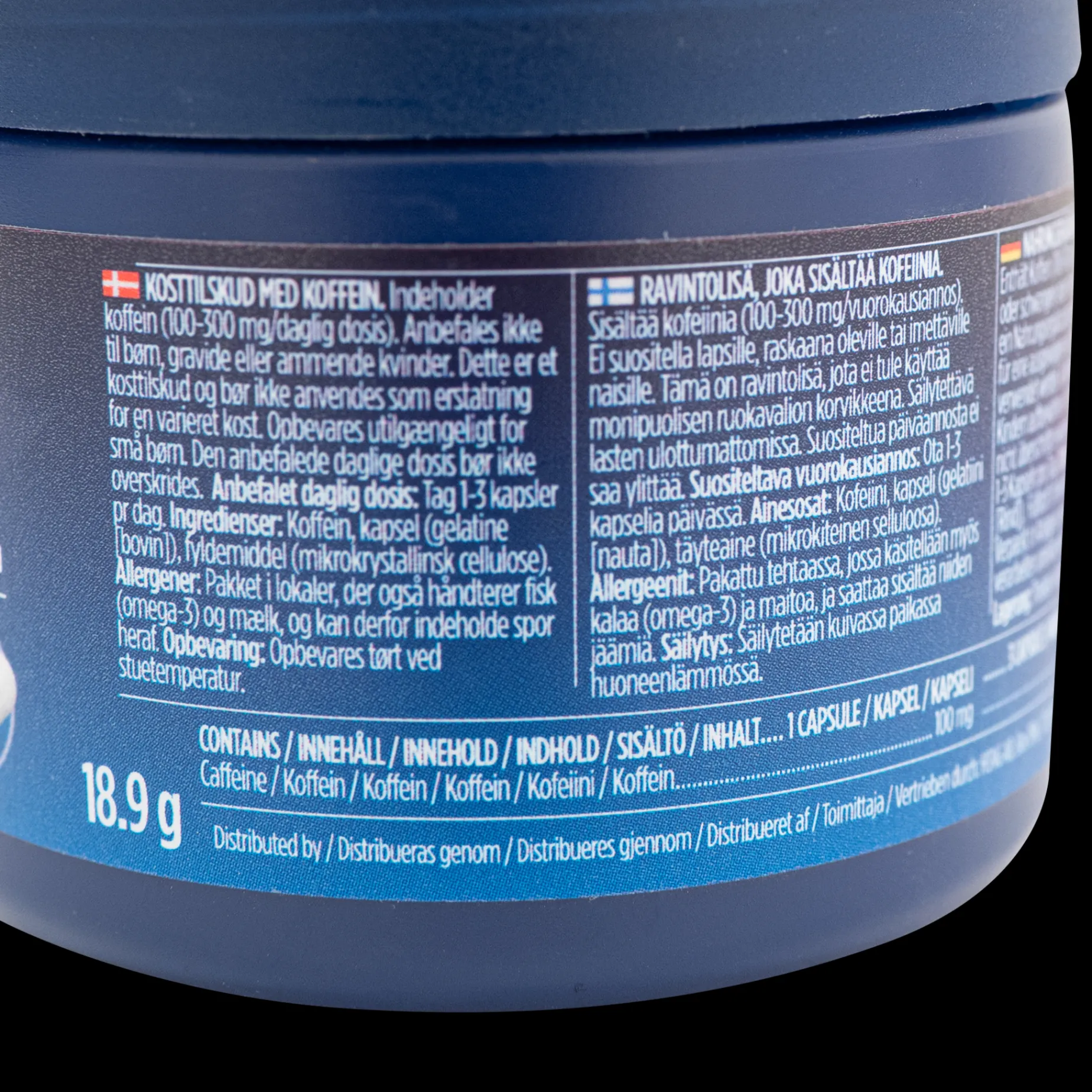 Caffeine 100 Mg, 90 Caps, Kosttillskott