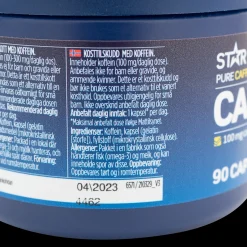 Caffeine 100 Mg, 90 Caps, Kosttillskott