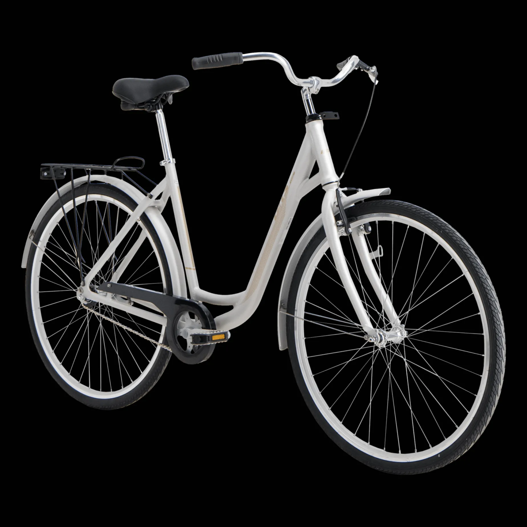 Classic 28 1S 23 Silver, Stads- Och Pendlarcykel, Dam