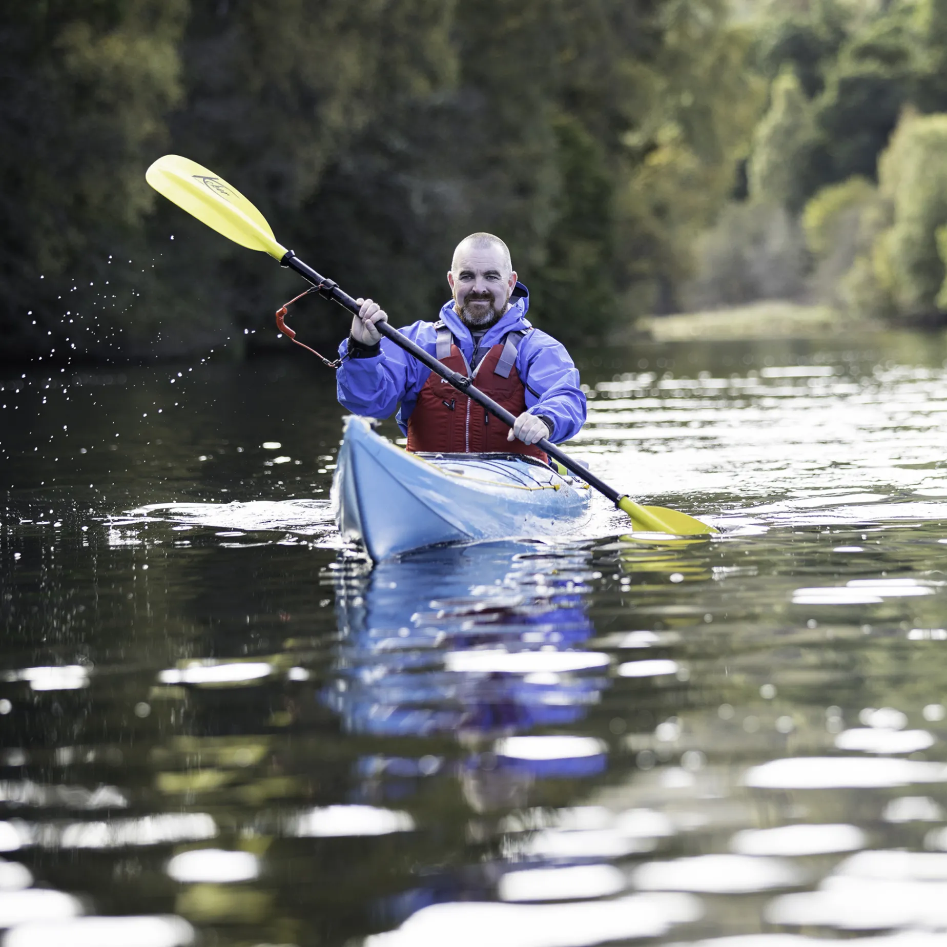 Coil Paddle Leash, Paddelrem