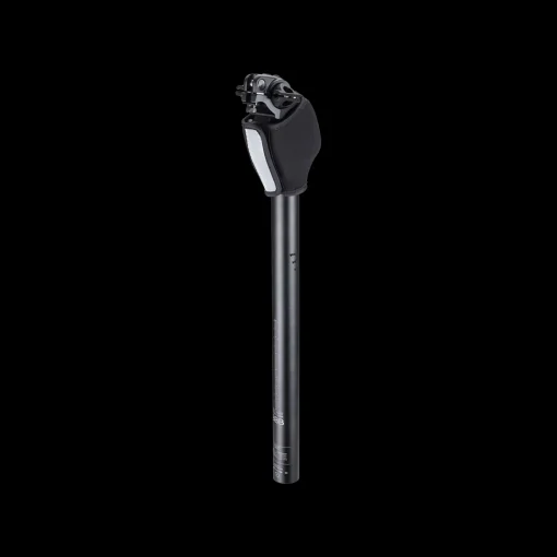 Comfortpost Bsp-41, 27,2 Mm, 400 Mm, Justerbar, Svart, Aluminium, Sadelstolpe Med Dampning