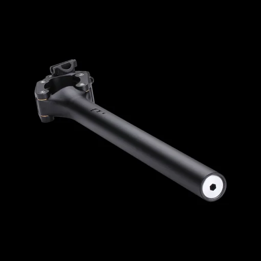 Comfortpost Bsp-41, 27,2 Mm, 400 Mm, Justerbar, Svart, Aluminium, Sadelstolpe Med Dampning