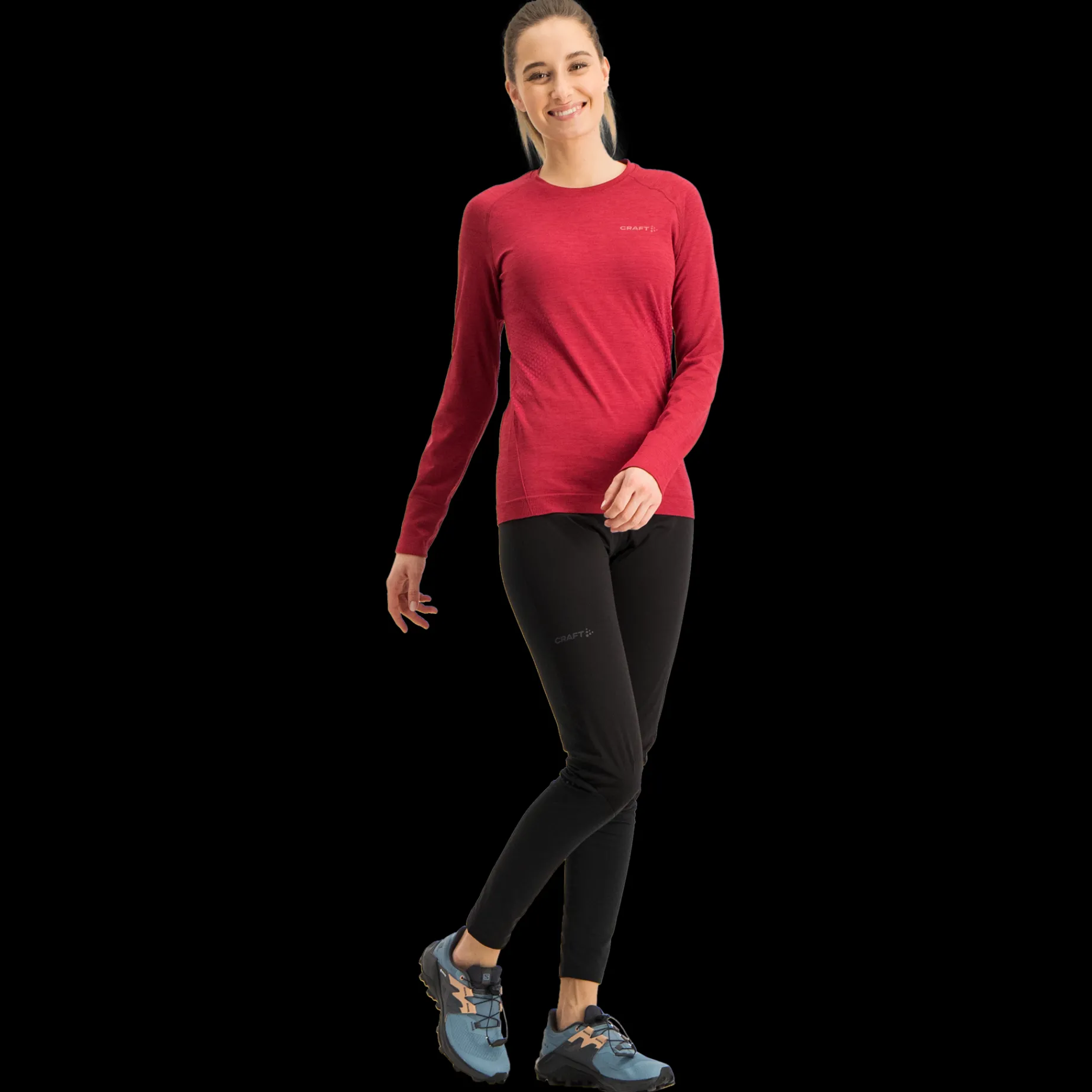 Core Dry Active Comfort Long Sleeve, Underställ Dam