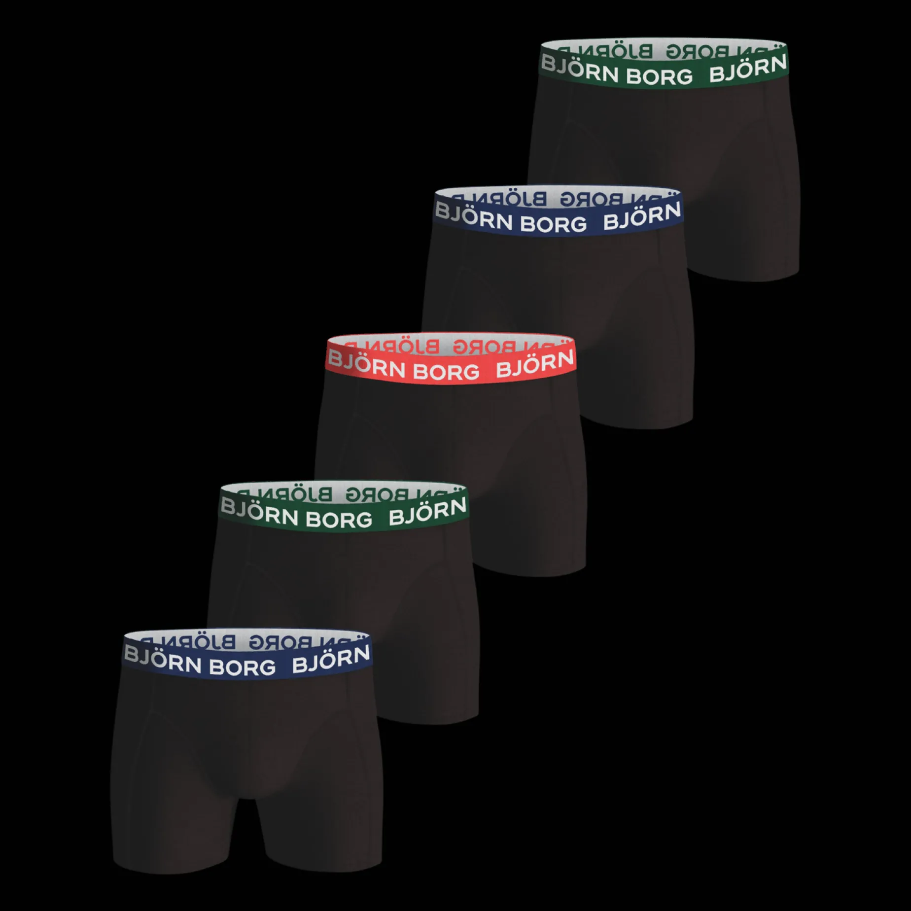 Cotton Stretch Boxer 5 Pk, Boxer Herr