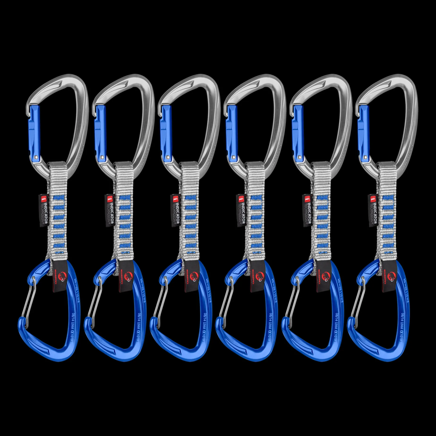 Crag Keylock Wire 10 Cm Indicator 6-Pack, Slinga