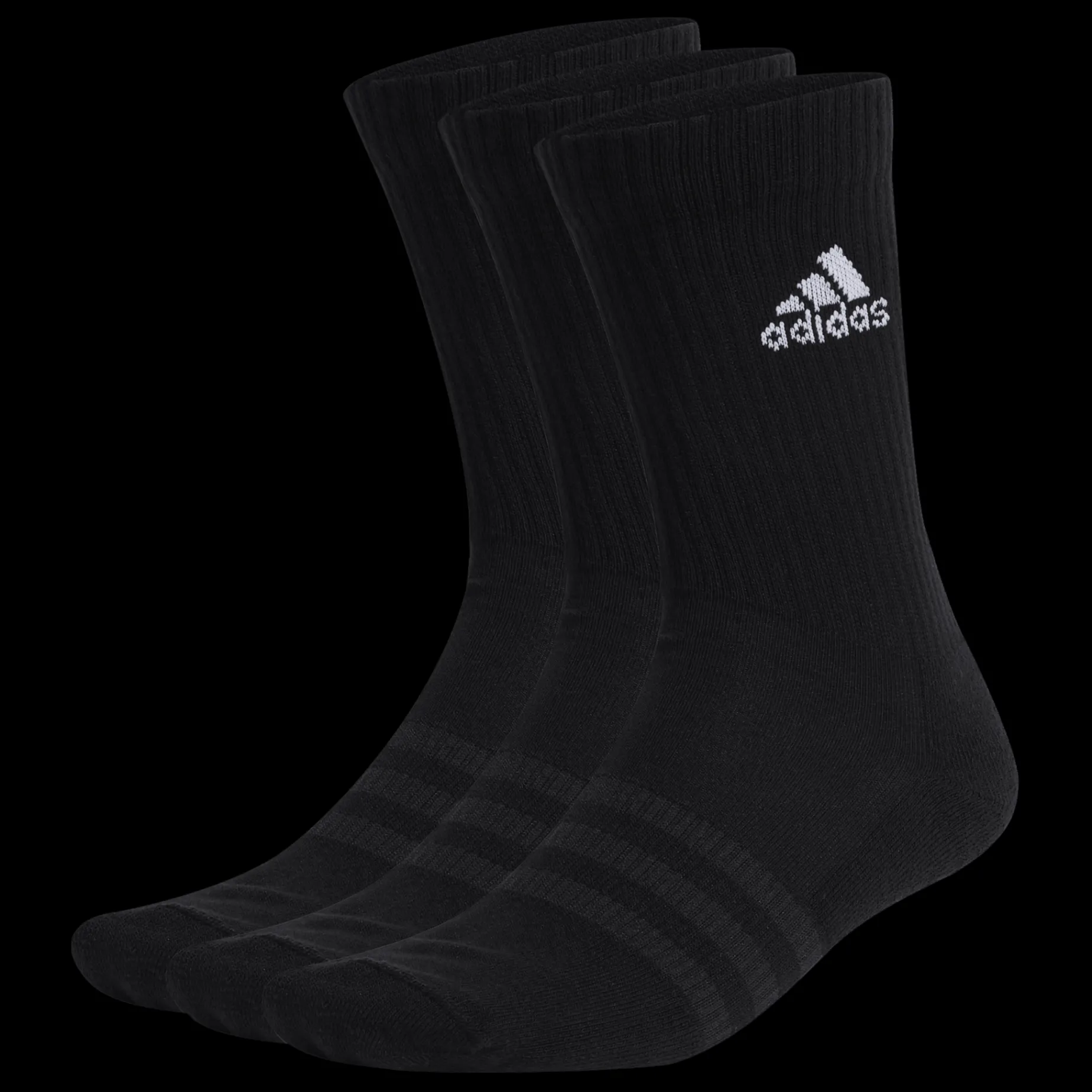 Cushioned Crew Socks 3 Pairs, Tennisstrumpor, Unisex