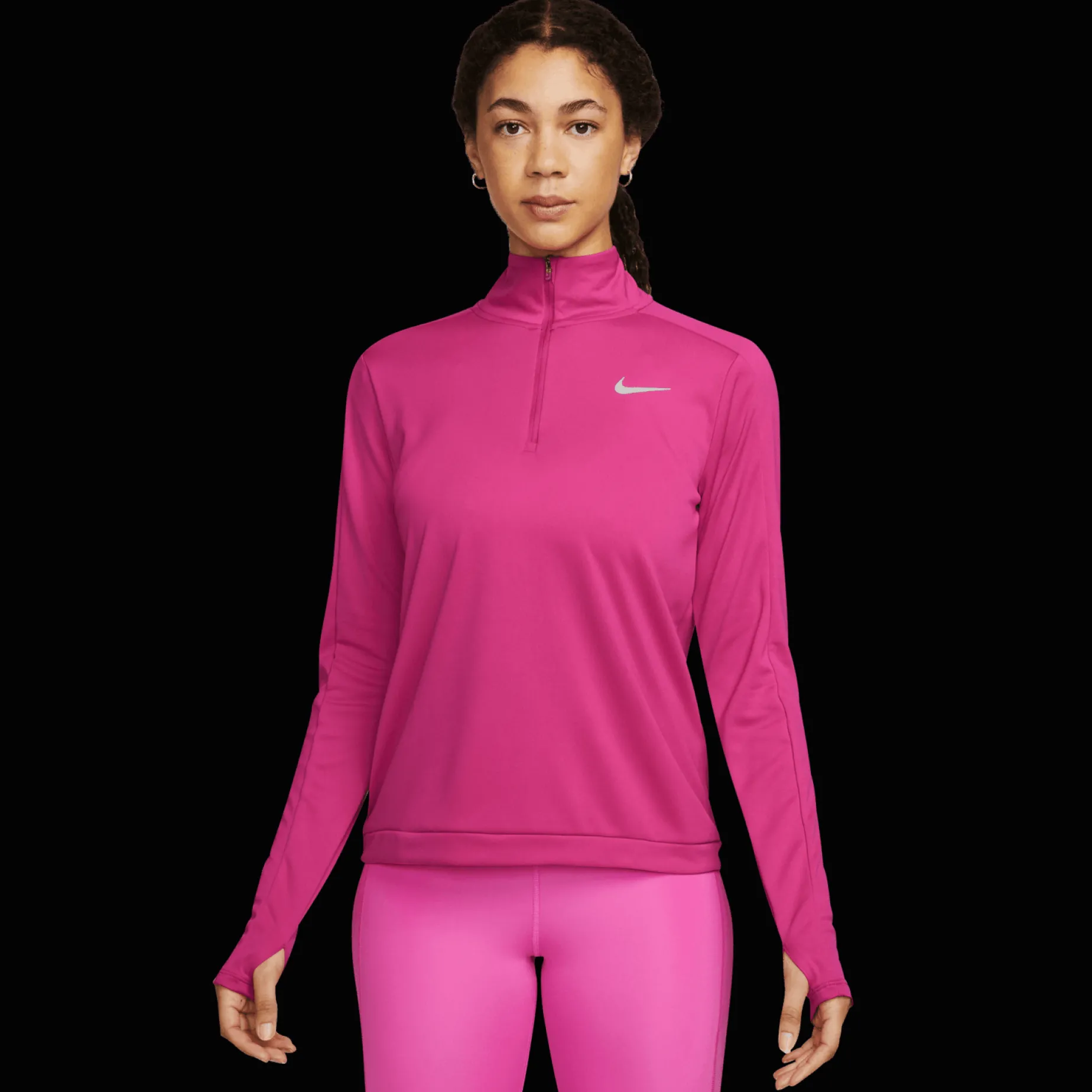 Dri-Fit Pacer Half-Zip, Traningstroja, Dam