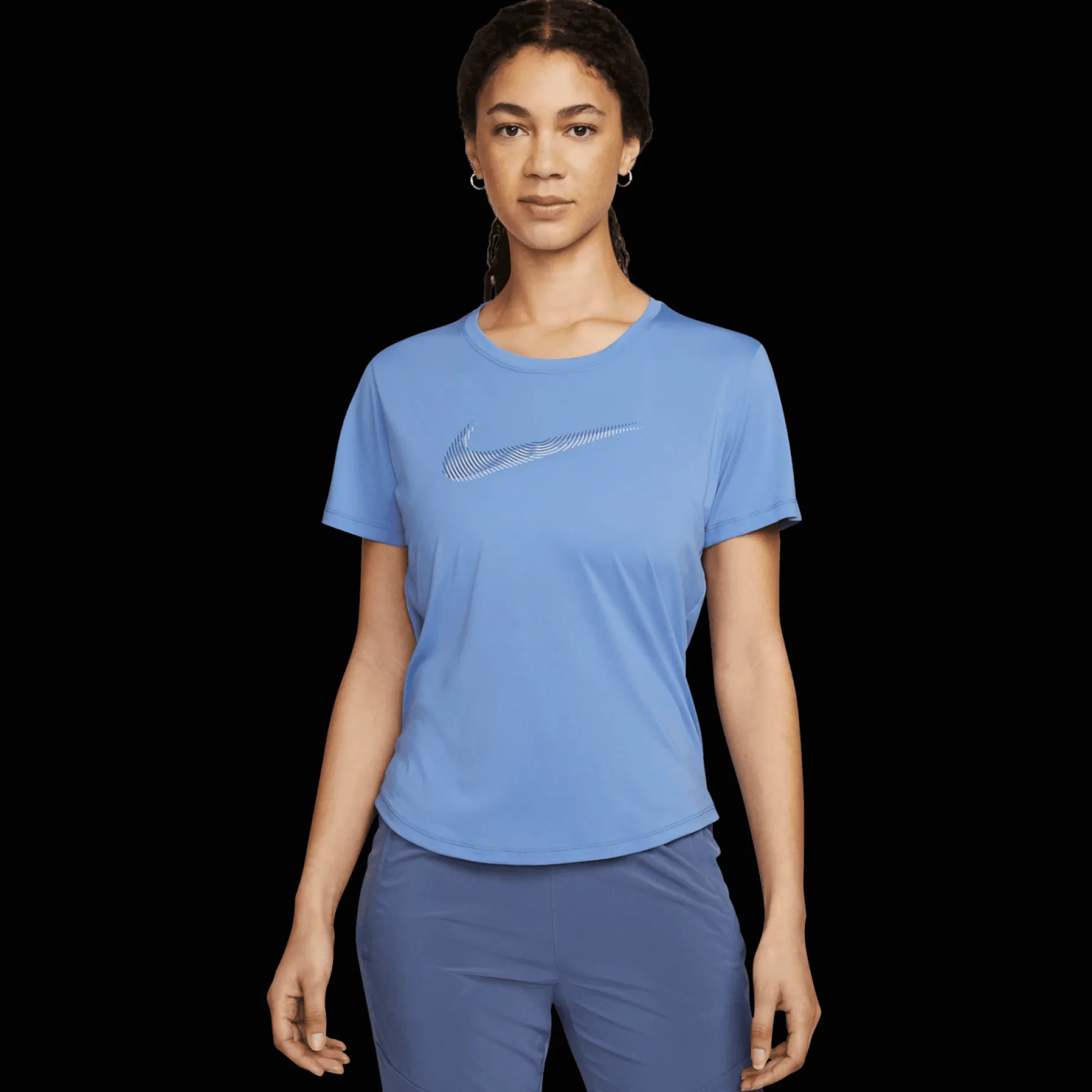 Dri-Fit Swoosh Short Sleeve Top, T-Shirt, Dam