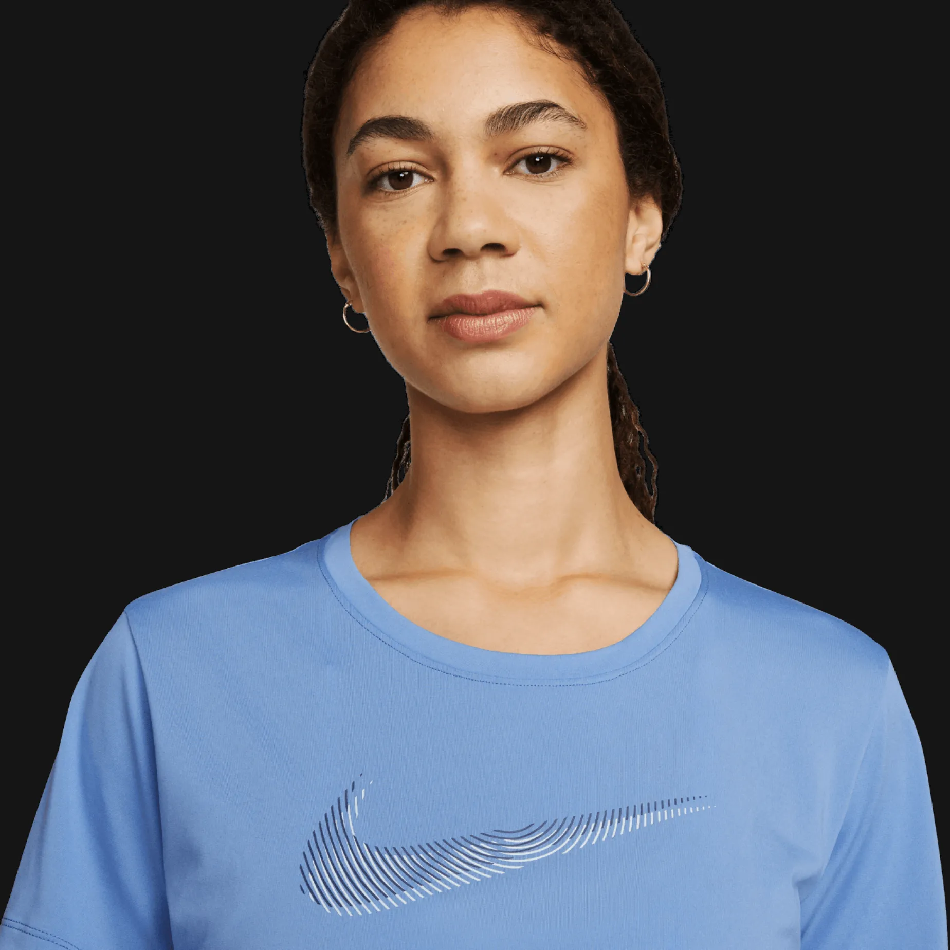 Dri-Fit Swoosh Short Sleeve Top, T-Shirt, Dam