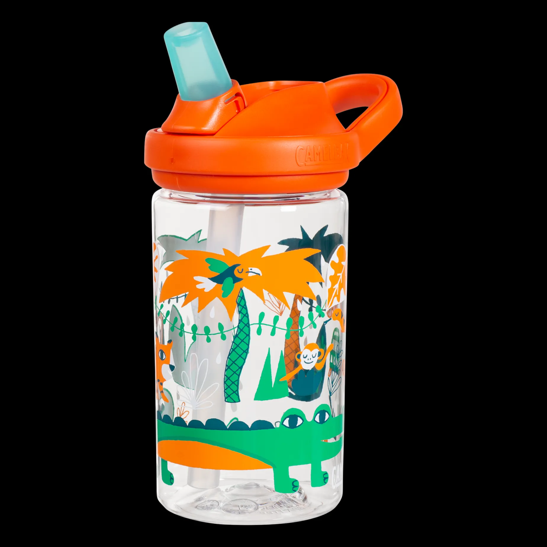 Eddy+ Kids 0,4L Jungle Animals, Dryckesflaska