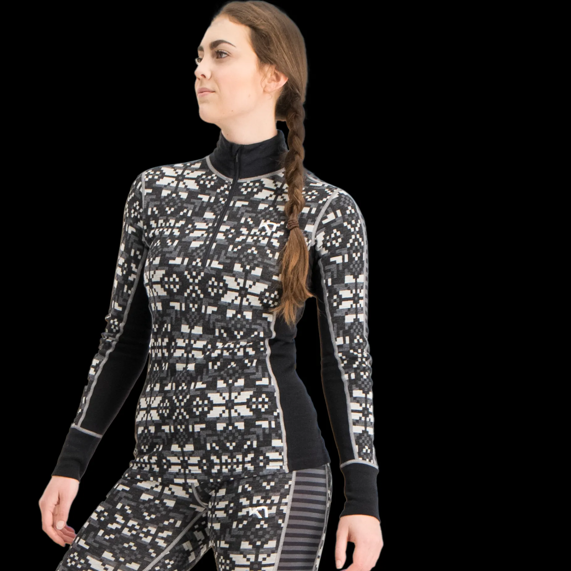 Else Half Zip, Underställstroja Dam