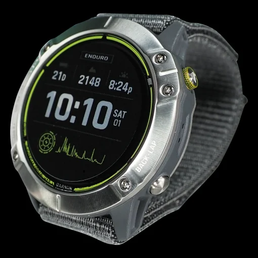 Enduro, Silver W /Gray Body, Gray Sport Loop Band, Multisportklocka Senior