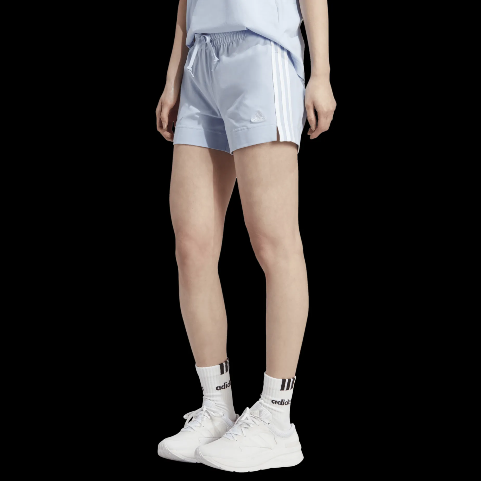 Essentials Slim 3-Stripes Shorts, Shorts, Dam