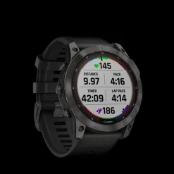 Fenix 7X,Saph/Carbon Gray/Ti W/Silcone Band, Multisportklocka, Unisex
