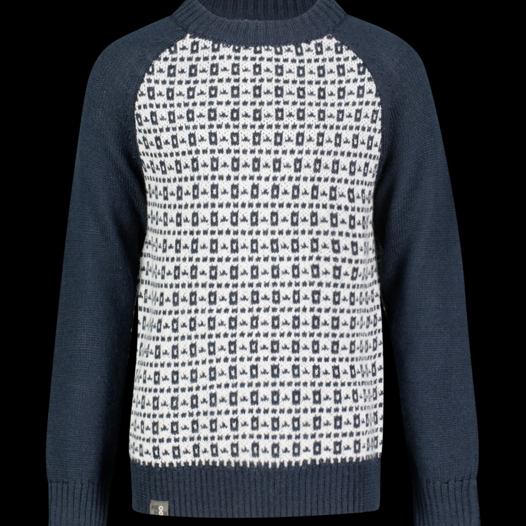 Flora Knitted Pattern Sweater, Stickad Troja Barn