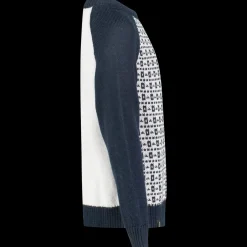 Flora Knitted Pattern Sweater, Stickad Troja Barn