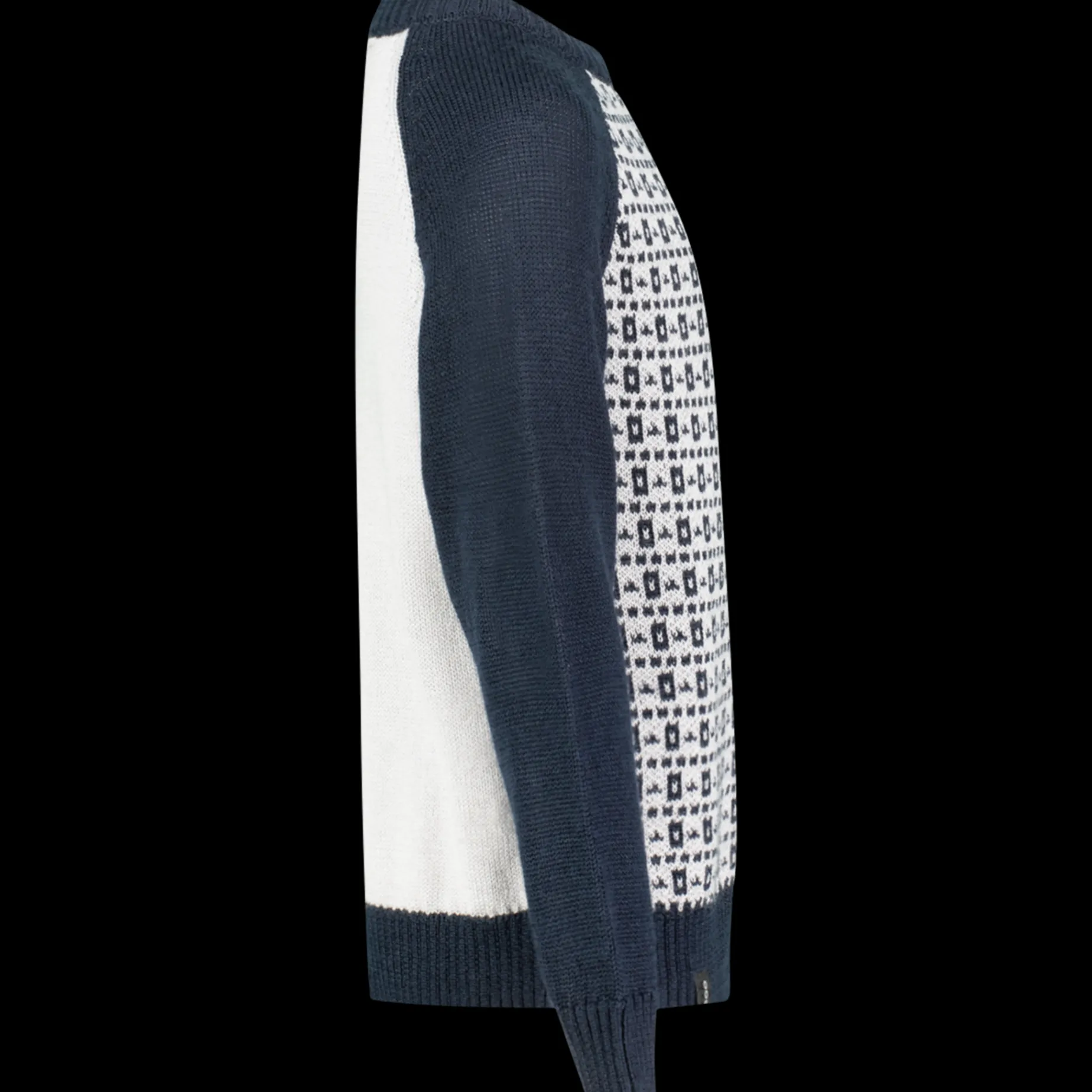 Flora Knitted Pattern Sweater, Stickad Troja Barn