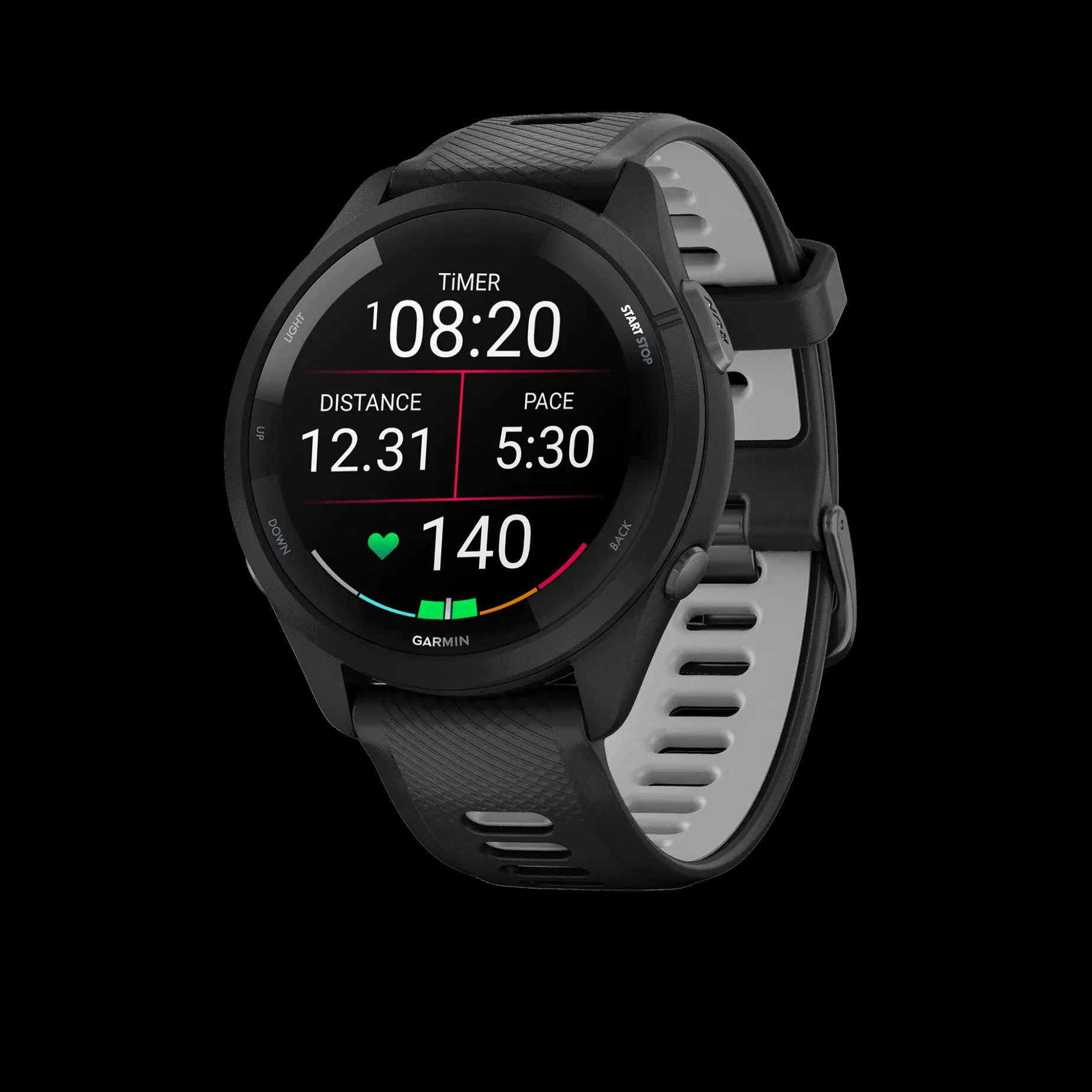 Forerunner 265 Black, Amoled, Smartklocka, Multisportklocka, Unisex