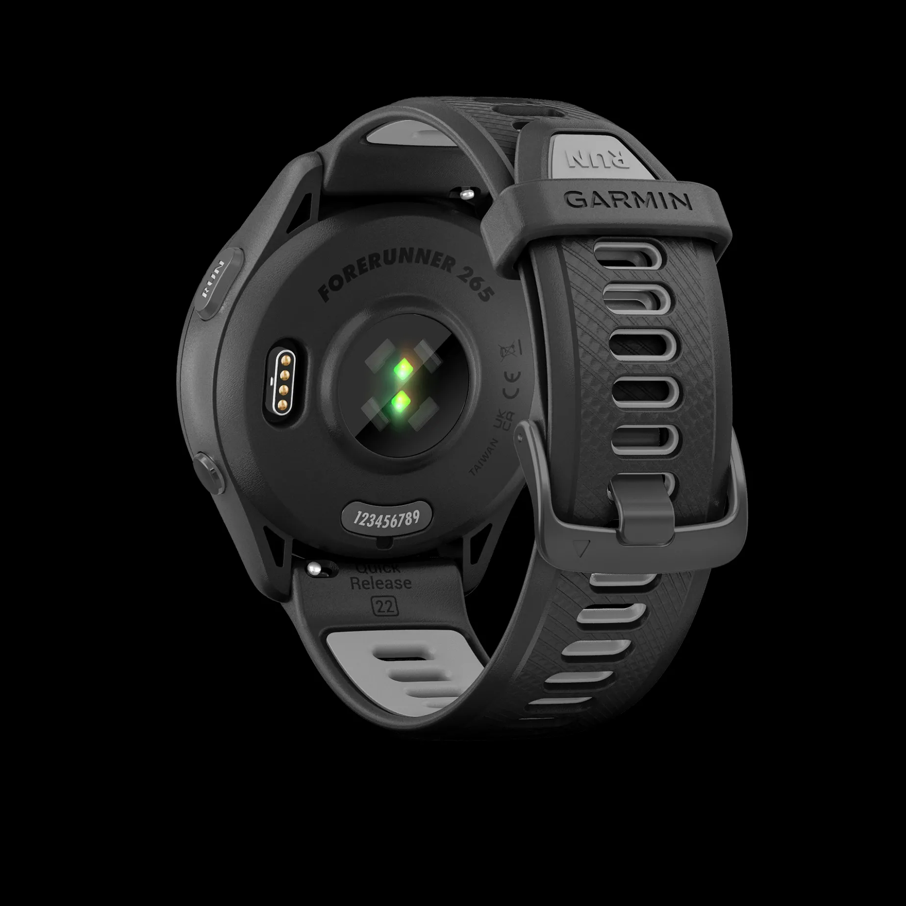 Forerunner 265 Black, Amoled, Smartklocka, Multisportklocka, Unisex