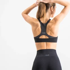 Front Zip Sports Bra, Sport-Bh, Dam