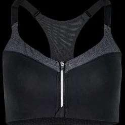 Front Zip Sports Bra, Sport-Bh, Dam