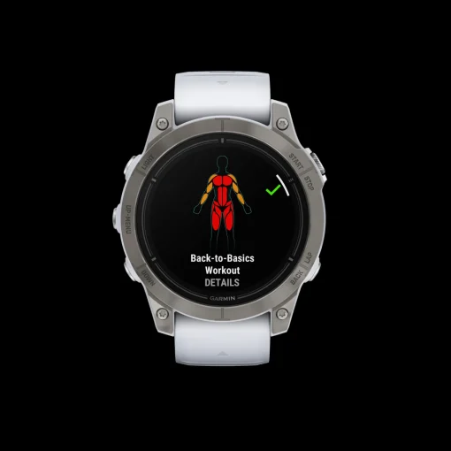 Garmin Epix Pro (Gen 2) Sapphire Edition 47Mm, Whitestone, Smartklocka Med Amoled-Skarm, Unisex
