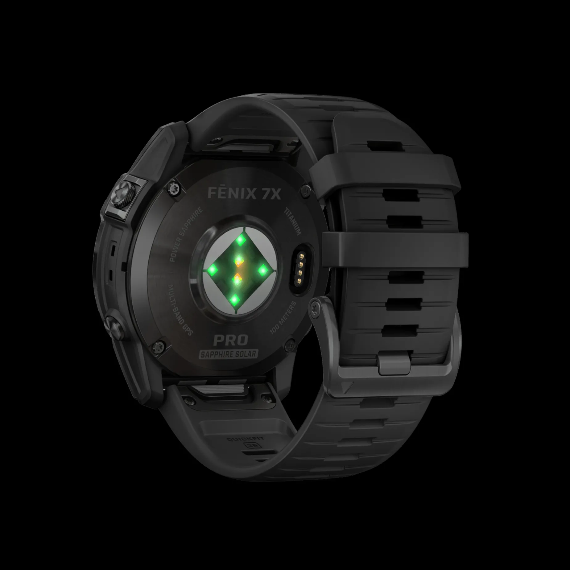 Garmin Fenix 7X Pro Sapphire Solar Edition, Carbon Gray, Gps Smartklocka, Unisex