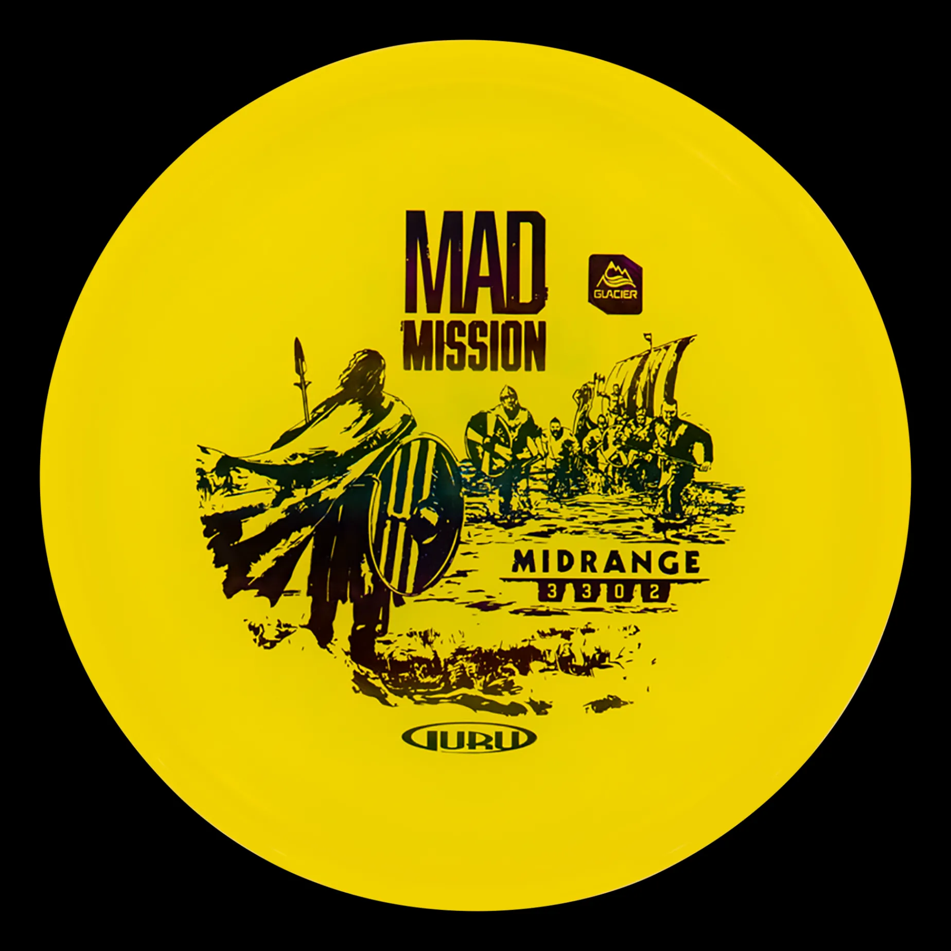 Glacier Line Midrange Mad Mission, 170-175G Blue, Midrange Frisbeegolf