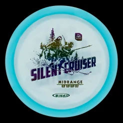 Glacier Line Midrange Silent Cruiser, 170-175G Bla, Midrange Frisbee Golf