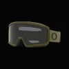 Goggles Target Line Matte White /W Dark Grey 23/24, Skid/Snowboardglasogon, Junior