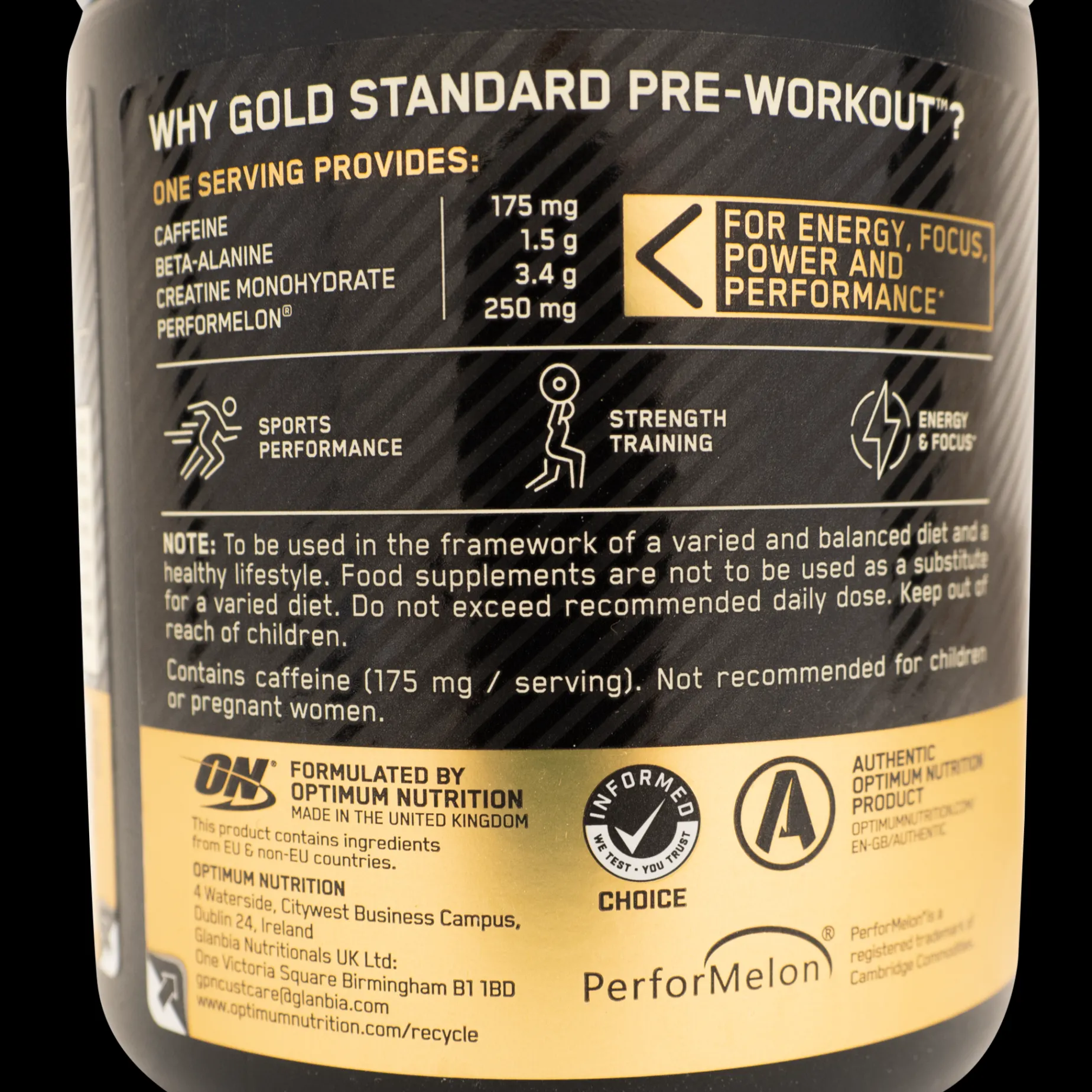 Gold Standard Pre Workout 330 G, Pre-Workout