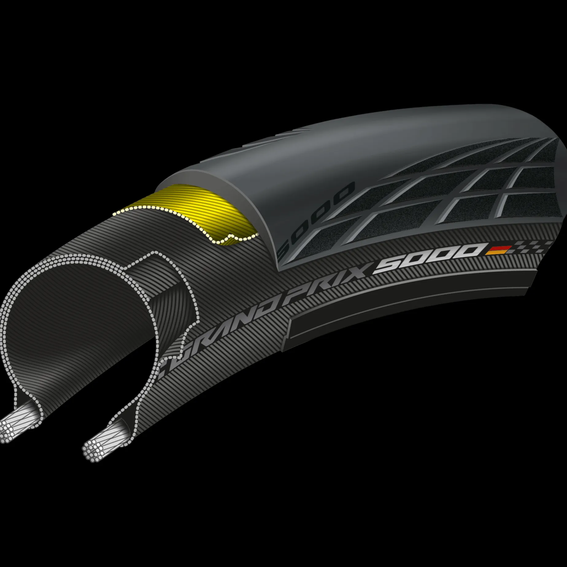 Grand Prix 5000 700 X 28C, Landsvagsdack