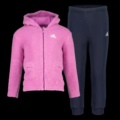 Hooded Teddy Fleece Tracksuit, Traningsdress Barn