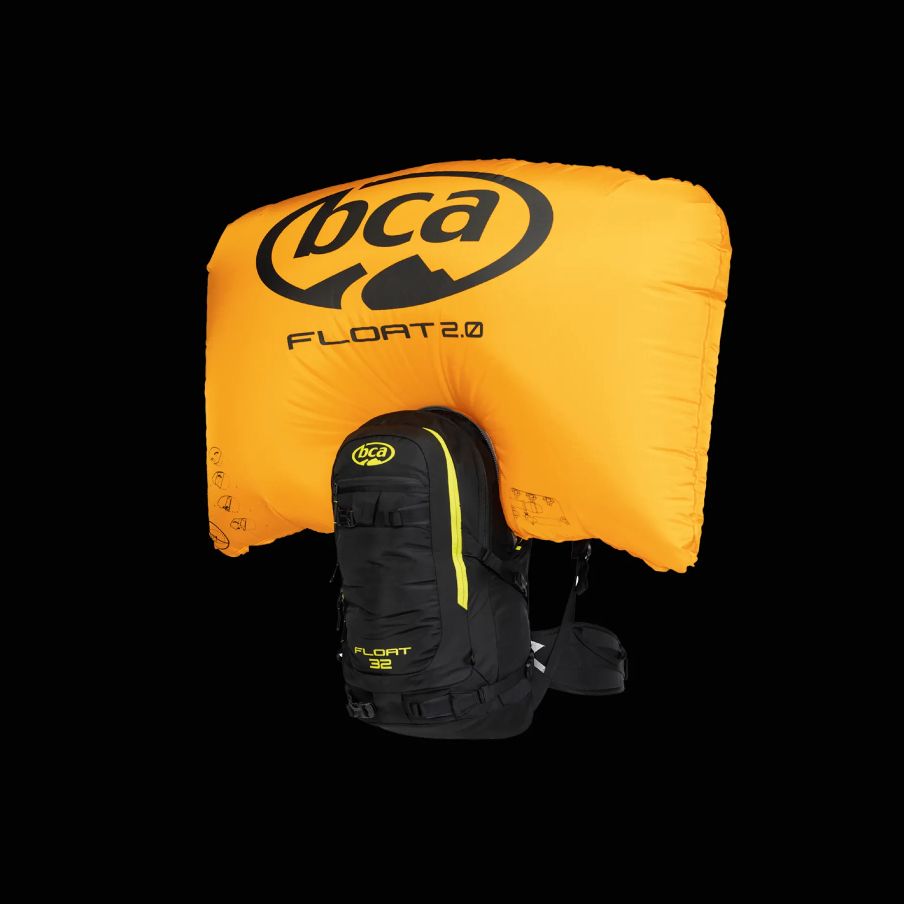 Inflatable Backpack Float 32 22/23, Lavin- Ryggsack
