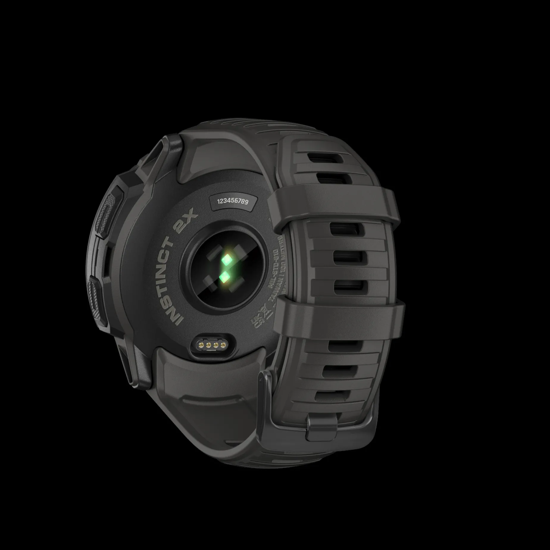 Instinct 2X, Solar, Graphite, Multisportklocka, Fitnessklocka, Unisex