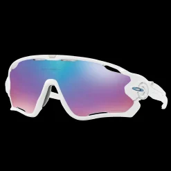 Jawbreaker Polished White W/Prizm Sapphire Snow, Multisportglasogon