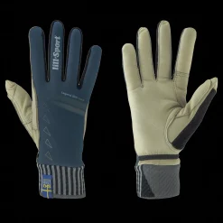 Lill Sport Glove Legend Slim Gold Petrol 23/24, Langdakningshandske Unisex