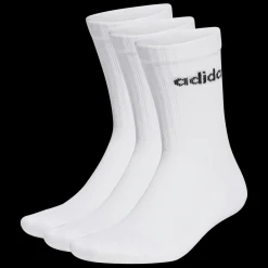 Linear Crew Sock Cushiones Socks 3 Pair Pack, Strumpor, Unisex