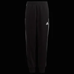 Little Kids Essential 3-Stripes Shiny Tracksuit, Traningsoverall, Barn