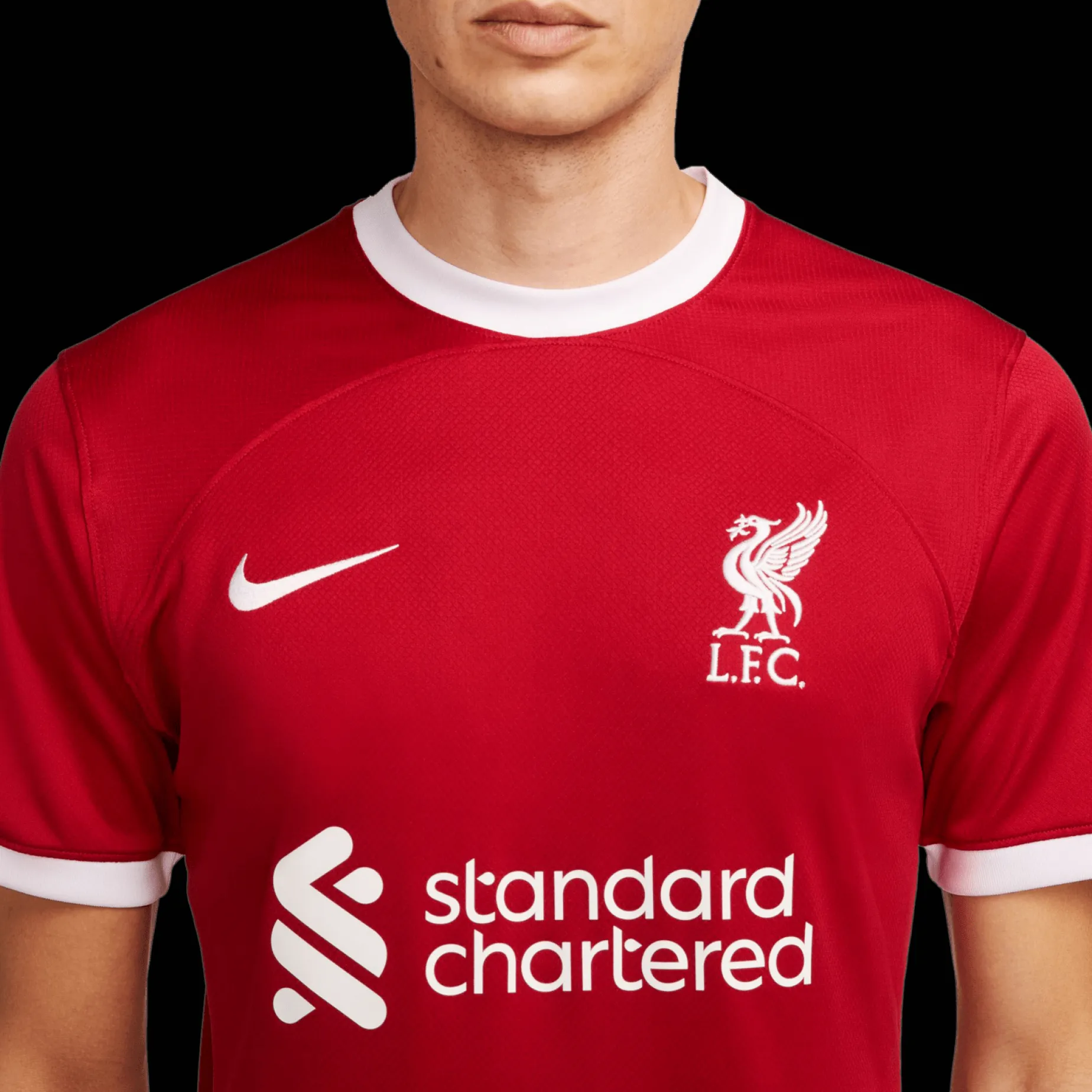Liverpool Fc Dri-Fit Stadium Jersey Short Sleeve Home 23/24, Fotballsstall, Herr