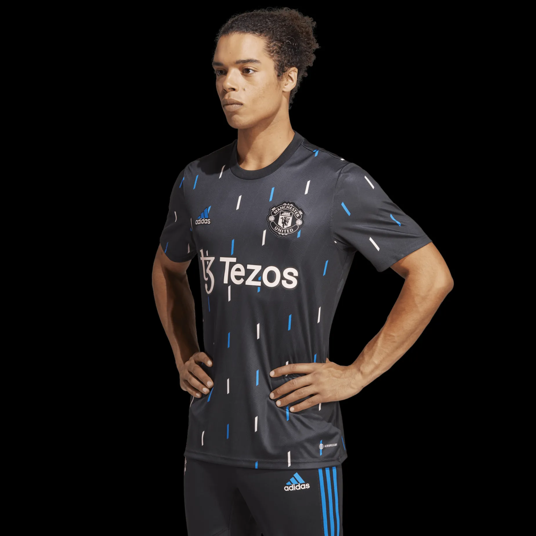 Manchester United Pre Match Shirt, Fotbollstroja Herr